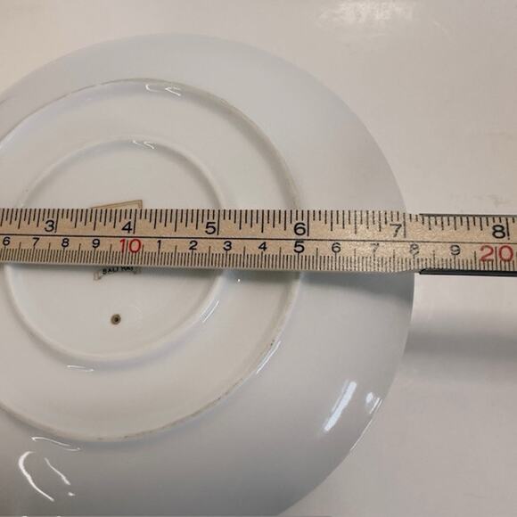 Kent Bali Hai China Gravy Boat/Attached Underplate Bamboo On Rim, Cream Rim VTG - Picture 13 of 16